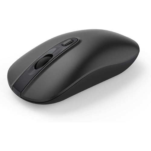 Wireless Computer Mouse, 2.4G Slim Cordless Mouse Less Noise for Laptop Ergonomic Optical with Nano Receiver