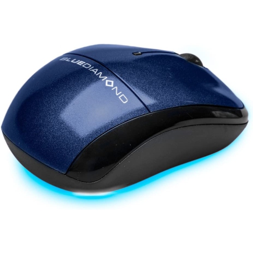 BlueDiamond 2.4G Wireless Mouse - Nano Reciever - Ambidextrous Design - 10m operating range - For Laptop or Computer -