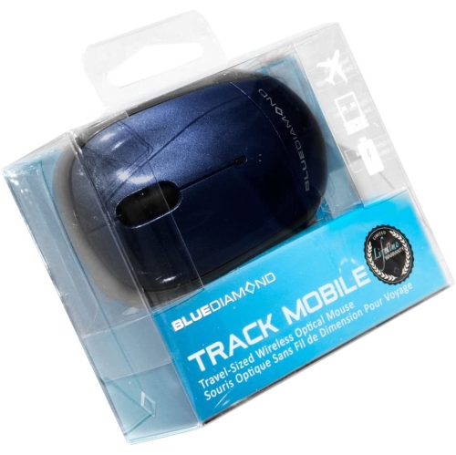 BlueDiamond 2.4G Wireless Mouse - Nano Reciever - Ambidextrous Design - 10m operating range - For Laptop or Computer -