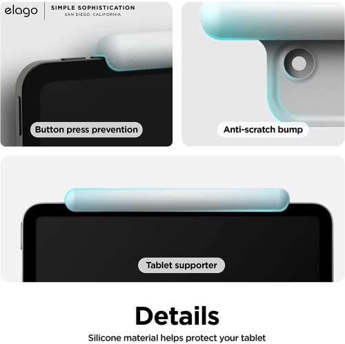 Home Hub Mount [White] - [iPad Wall Mount][Homekit Mount][Easy Installation][Scratch-Free][Cable Management