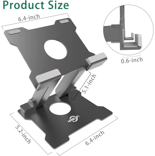 Tablet Stand, Adjustable Aluminum Tablets(7-13.5 inch) Holder for iPad 2017/2018,iPad Pro,Surface Pro Surface Pro