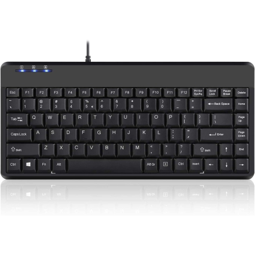 GENERIC  Periboard-40, Mini Keyboard With USB Port - 12.40X5.79X0.79” Dimension - Piano Finish - Build In 2X In Black