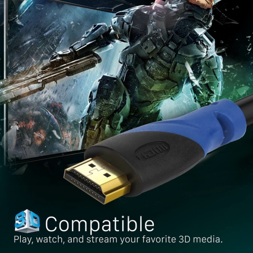 Ultra HD 4K@60Hz HDMI V2.0 Cable 3D, Ethernet, Audio Return for PS4/PS5/Xbox Lot
