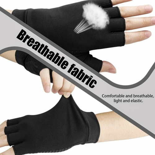 Gants de compression pour hommes/femmes en cuivre infusé de qualité médicale