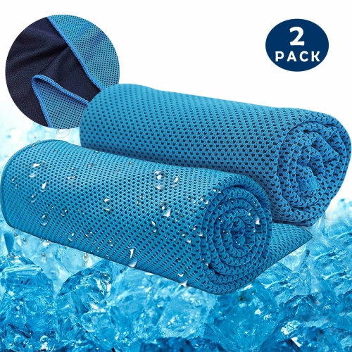 Soft Breathable Chilly Microfiber Towel for Yoga, Sport, Running, Gym