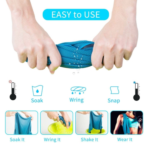 Serviette en microfibre fraîche et perméable à l'air pour le yoga, le sport, la course, le gym