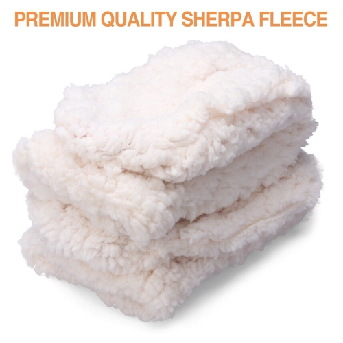 Thick Knit Sherpa Fleece Lined Thermal Fuzzy Slipper Socks With Grippers,  Unisex