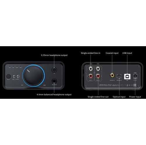 FiiO K7 - Digital Analog Converter and Headphone and Preamplifier
