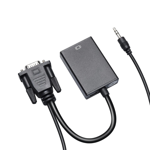 Adaptateur VGA à HDMI Adaptateur Converter Full HD 1080p HDTV connecteur de câble HDMI VGA