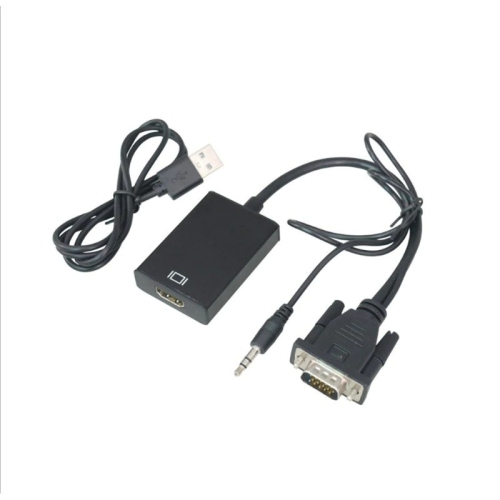 Adaptateur VGA à HDMI Adaptateur Converter Full HD 1080p HDTV connecteur de câble HDMI VGA