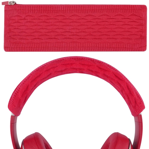 Thickening Warmers Sweater Headband Cover, Stretchable Knit Fabric  Protector Sleeve, Compatible with Beats