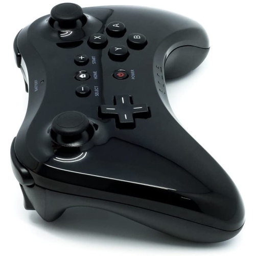 Manette de jeu sans fil Classic Pro manette Gamepad Joypad Remote pour Ntdo Wii U Pro, noir