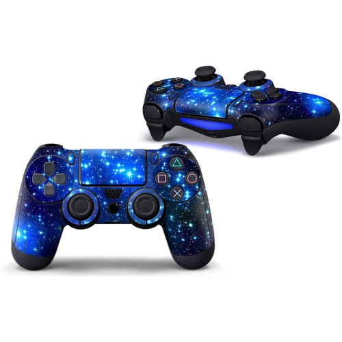 4PCS Vinyl Skin Sticker Decal Cover for Playstation4 PS4 Controller - Galaxy Starry - 4 Differences Style