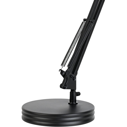 28" Heavy Base Architect Spring Balanced Swing Arm Desk Lamp, Black Finish 5698601