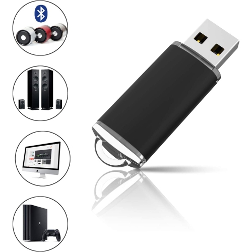 5 Pack 64GB USB Flash Drives Thumb Drives Memory Stick USB 2.0 JumpDrive(5 Colors: Black Blue Green Orange