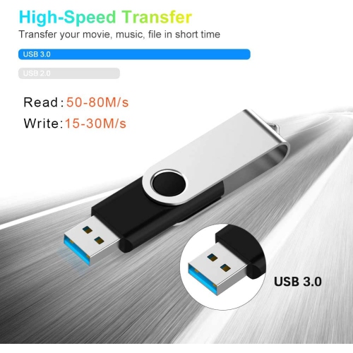 USB 3.0 Flash Drive 32GB, 5 Pack 32 GB USB Flash Drives USB Memory Stick Thumb Drives Data Storage USB Drive 3.0
