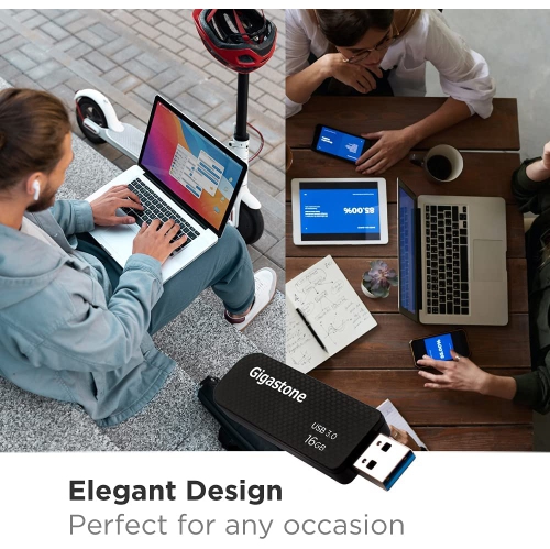 Z30 16GB USB3.0 Flash Drive, Capless Retrable Design Pen Drive, Carbon Fiber Style, Reliable performance &