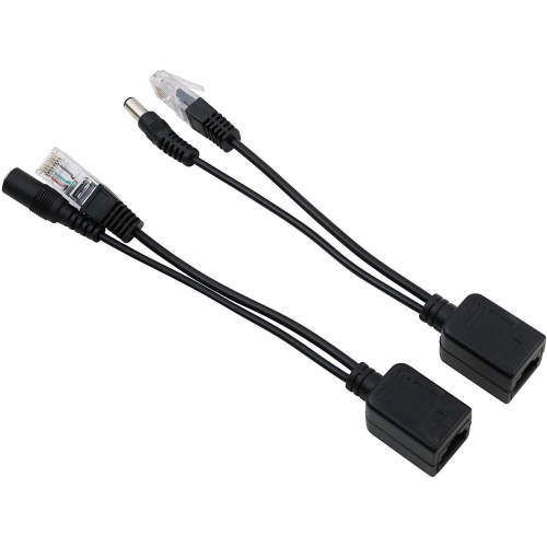 Power Over Ethernet Passive PoE Adapter Injector + Splitter Kit PoE Cable 5 Pairs