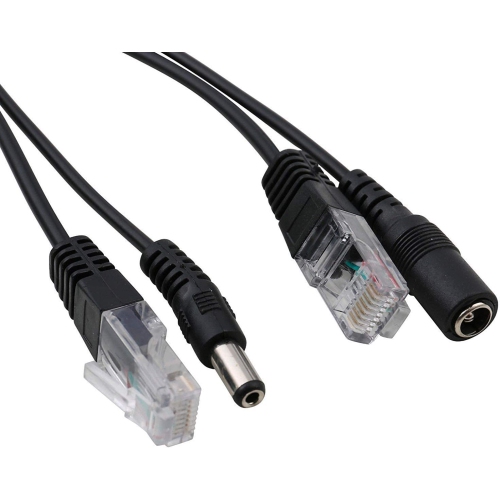 Power Over Ethernet Passive PoE Adapter Injector + Splitter Kit PoE Cable 5 Pairs