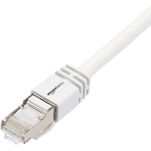 Câble de raccordement Ethernet Gigabit haute vitesse Cat 7, blanc, 3 pi, paq./5
