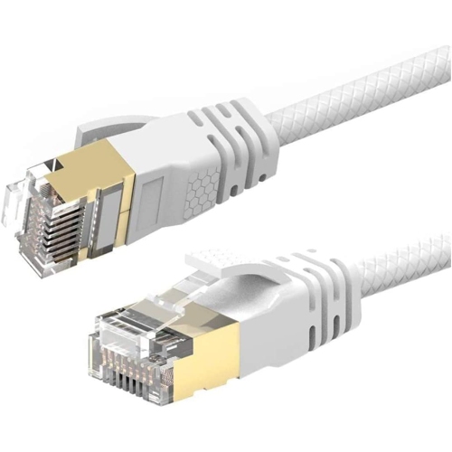 4,9 pi - 1,5 m Cat 7A ultramince - Câble Ethernet Gigabit LAN - vitesse  jusqu'à 40 Gb/s à 1000 MHz compatible avec Cat5