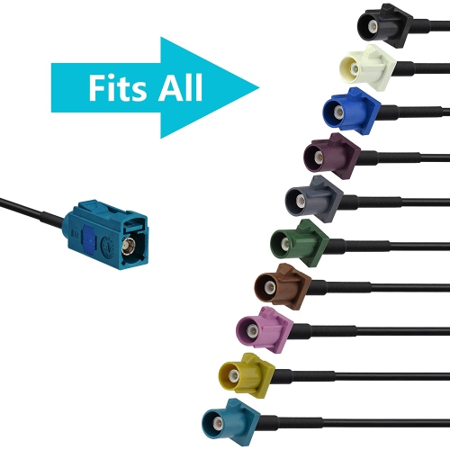 FAKRA Z femelle vers mâle rallonge d'antenne de véhicule 10 pi pour radio d'auto unité centrale Android GPS