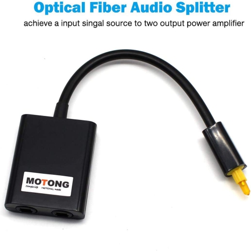 Répartiteur audio optique numérique à double port Toslink Cable audio 1 à 2  sorties-FUT - Cdiscount Informatique