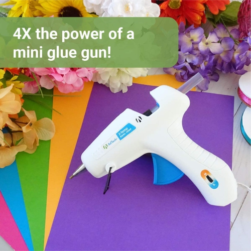 A 0453 2-Temp Dual Temperature Hot Glue Gun Full Size, White