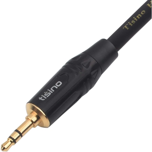 1/8 to 1/4 Stereo Cable, Heavy Duty 3.5mm Mini Jack TRS to 6.35mm Jack TRS Audio Interconnect Path Cord Lead -