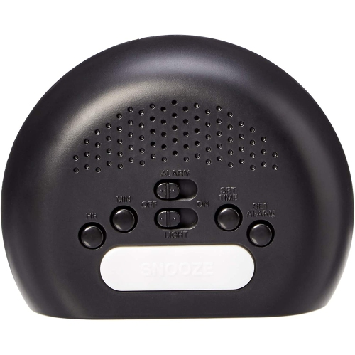 Small Digital Alarm Clock with Nightlight and Battery Backup, LED Display