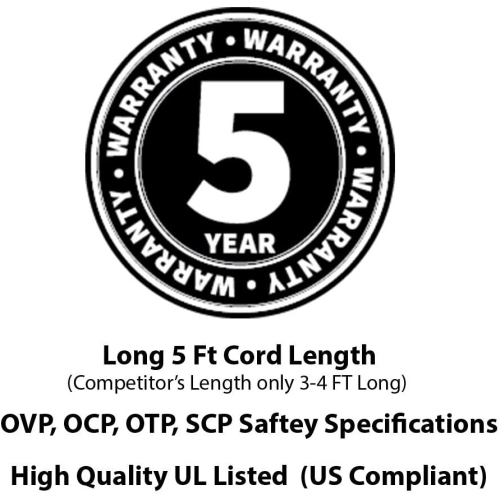 AC Power Cord Compatible with Polk Audio PSW125 PSW111 Subwoofer