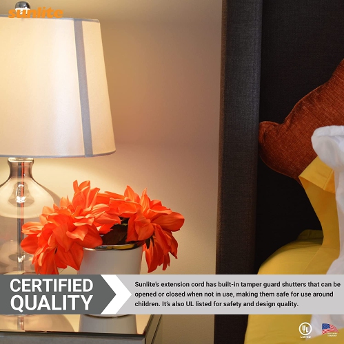 04135-SU EX20/BR 20 Foot Household Extension Cord, 2 Prong, 16/2 Gauge 13 Amp, Brown 20'