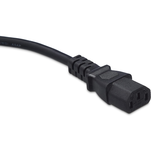 Computer Monitor TV Replacement Power Cord - 3-Foot, Black