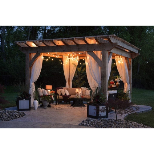 DAJ48 13Feet/4M Long Globe String Light Starry Light, Warm White, Battery-Powered