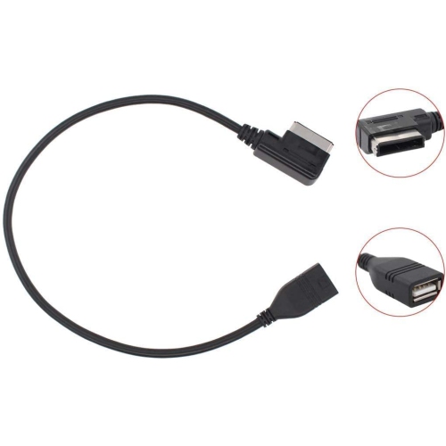 Car Music Interface MDI MMI MP3 Flash Drive AUX Adapter Cable Cord Compatible with Mercedes Benz C E SL CLA S Class