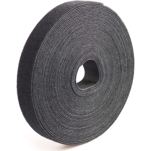 GENERIC  Fastening Tape Reusable Cable Ties 0.75 Inch Double Side Nylon Power Wire Management (30 Feet)