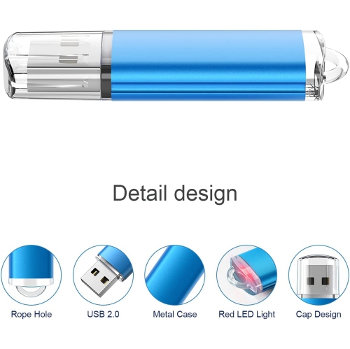 8GB USB Stick Flash Drive 10 Pack Memory Stick 2.0 Swivel Design Thumb Drive Jump Drive Pen Drive Bulk USB Key