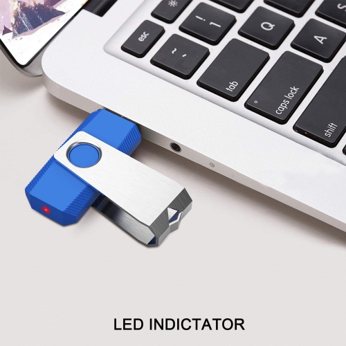 10 Pack 2GB Bulk USB Flash Drives Swivel Thumb Drive USB Memory Stick JumpDrive USB 2.0 Zip Drive