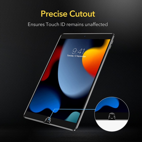 [2 Pack] Screen Protector for iPad 9th Generation(2020)/iPad 8th Generation 10.2/7th Gen (2019)/Air 3