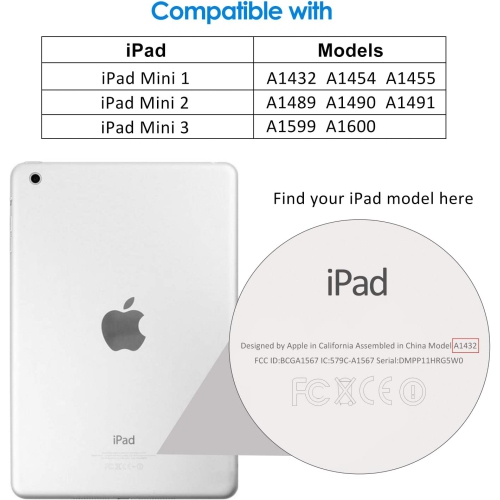 Screen Protector for iPad Mini 1 2 3, Tempered Glass Film, 2-Pack