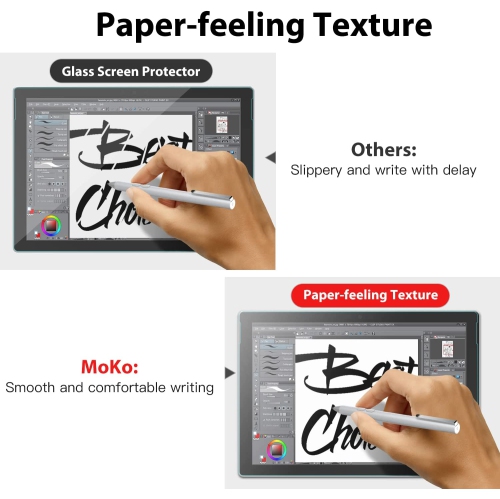 Like Paper Screen Protector Compatible with Microsoft Surface Go 3/ Surface Go 2 2020/ Surface Go 2018,