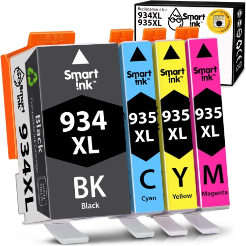 GENERIC  Compatible Ink Cartridge Replacement for HP 934 Xl 935Xl 934Xl 935 High Yield 4 Pack (Black&c/m/y) to Use