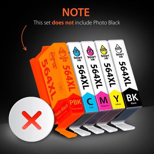 Compatible Ink Cartridges for HP 564 XL 564XL High Yield 10 Pack(4BK & 2C/M/Y) for HP 3520 3521 3522 3070A