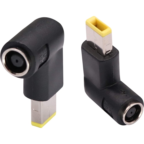 90 Degree Tip Adapter Right Angle 7.9mm x 5.5mm to Slim Square tip Power Converter Cable Adapter for Leonvo