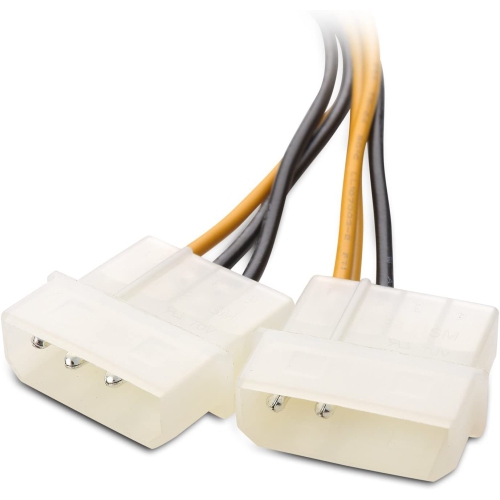 2-Pack 6 Pin PCIe to Molex Power Cable / 2 Molex to 6 Pin PCIe – 6 Inches