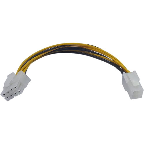 2 Pack 4-Pin Male to 8-Pin Female PCI Express Power Cable(20CM)