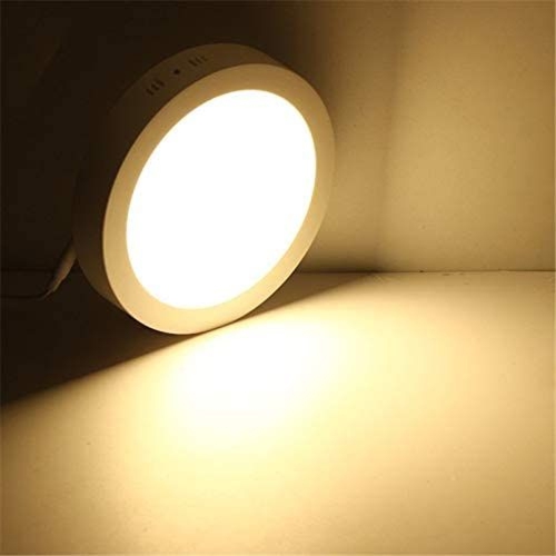 15-Watt Warm White(2800K-3500K) Cold White(6000K-6500K) Led Round Surface Mounted Ceiling Light for Home, Office, Kitchen, Hallway, Living Room
