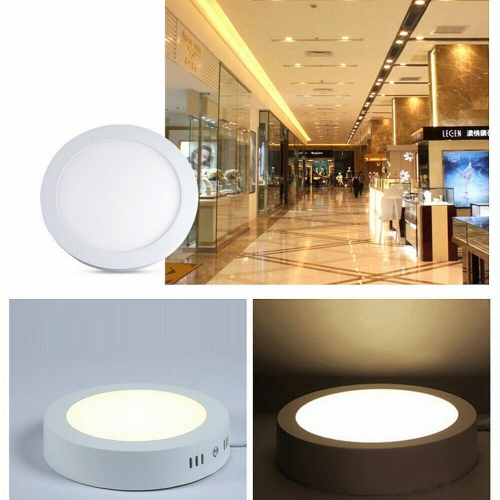 15-Watt Warm White(2800K-3500K) Cold White(6000K-6500K) Led Round Surface Mounted Ceiling Light for Home, Office, Kitchen, Hallway, Living Room