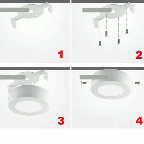 15-Watt Warm White(2800K-3500K) Cold White(6000K-6500K) Led Round Surface Mounted Ceiling Light for Home, Office, Kitchen, Hallway, Living Room