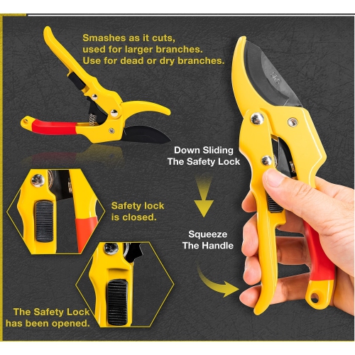 Furniture One 5 Packs Garden Pruner Shears Cutter Clippers